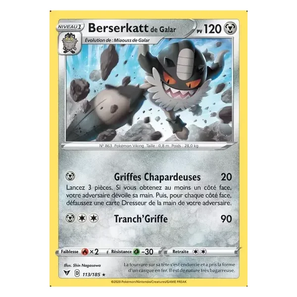 Berserkatt de Galar – Voltage Éclatant – 113/185