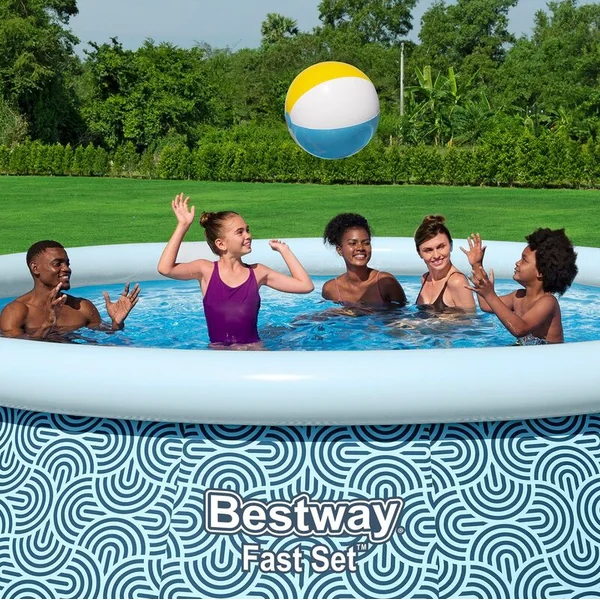 Bestway 57376 Ensemble de piscine ronde, 396 x 84 cm avec accessoires