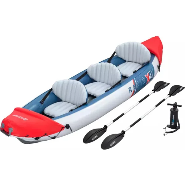 Bestway 65132 Hydro-Force™ Kayak pour 3 personnes Rapid X3 381 x 100 x 44 cm