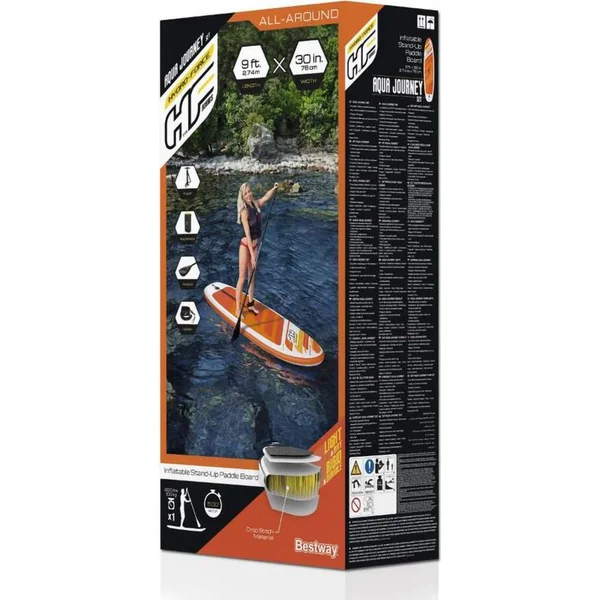 Bestway Paddleboard 65349 Hydro-Force 2.74m x 76cm x 12cm Aqua Journey Set