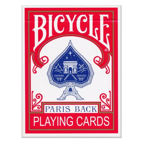 Bicycle Paris Back Playing Cards - Rouge