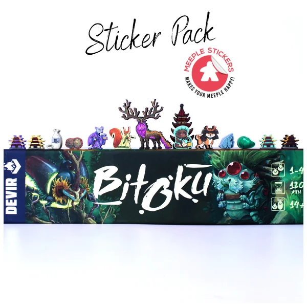 Bitoku - Set d'autocollants