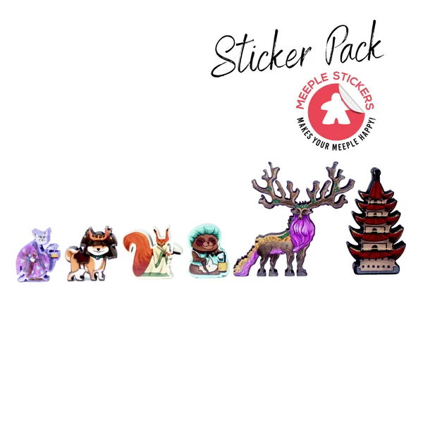 Bitoku - Set d'autocollants