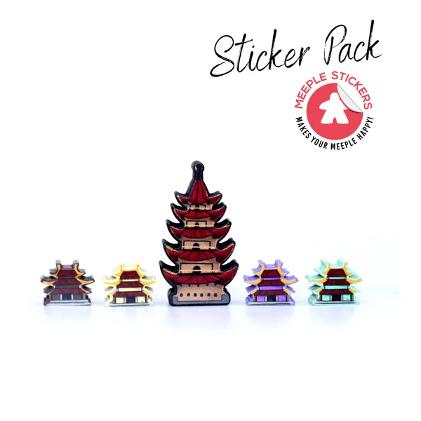 Bitoku - Set d'autocollants