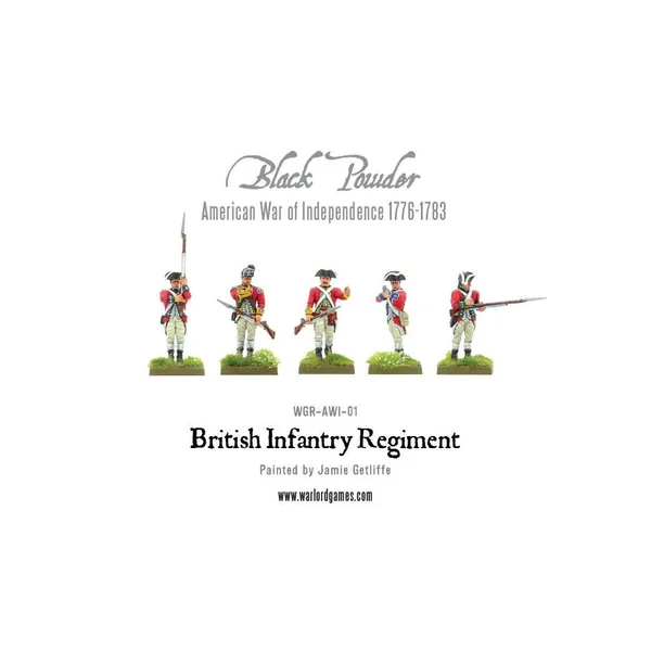 Black Powder - American War of Independence: British Infantry Regiment