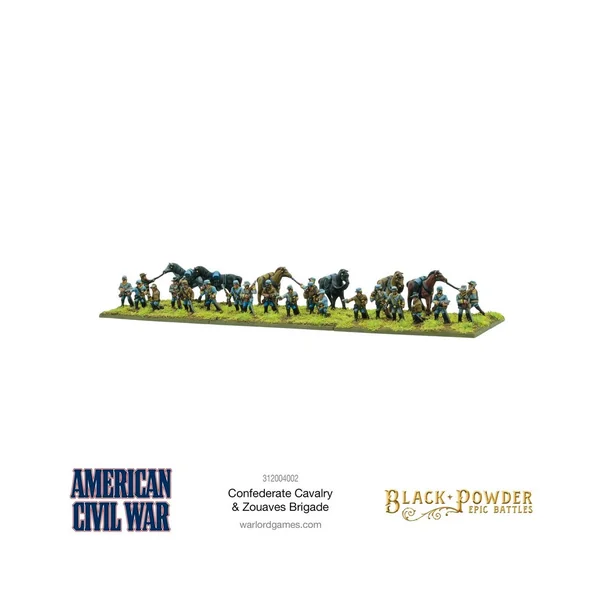 Black Powder Epic Battles: American Civil War - Confederate Cavalry & Zouaves Brigade