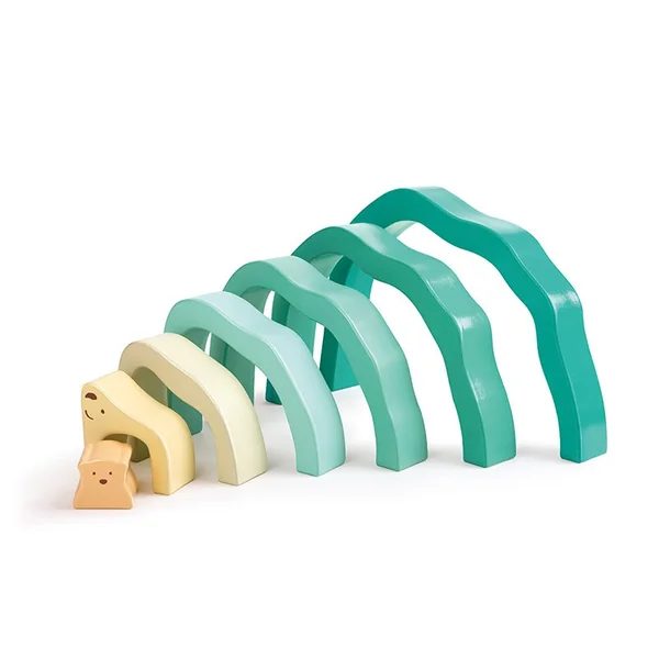 Blocs à empiler Ours polaire arctique - Hape