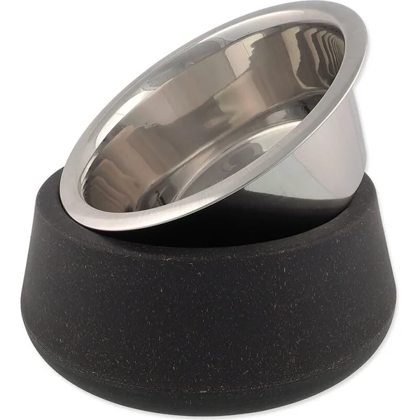 Bol Dog Fantasy inox EcoStyle gris 17cm, 850ml