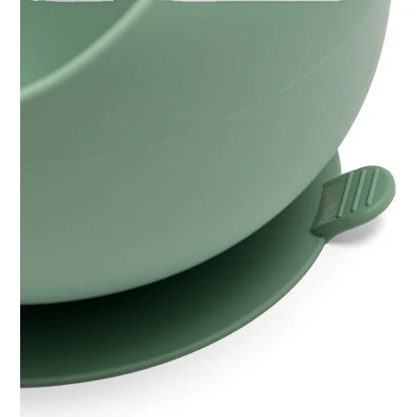 Bol pour enfants en silicone avec ventouse New Baby vert