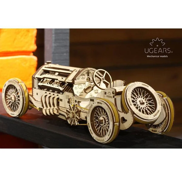 Bolide U-9 : Grand Prix - Puzzle 3D Mécanique en bois
