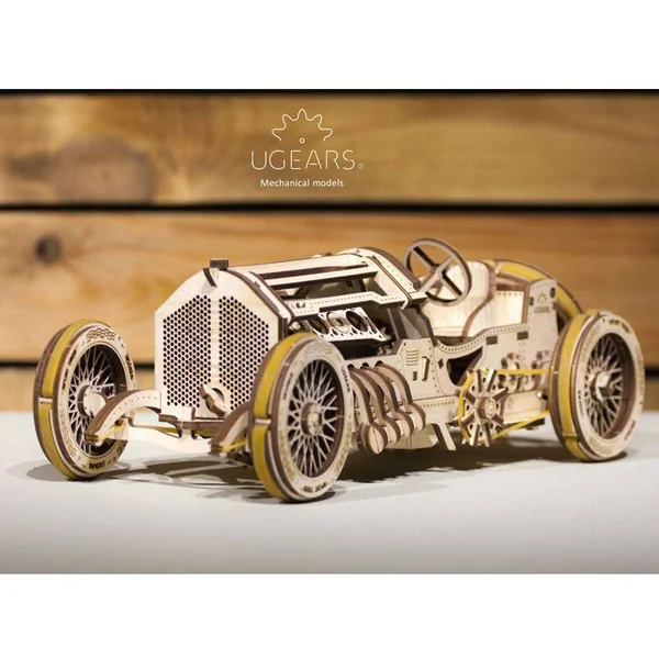 Bolide U-9 : Grand Prix - Puzzle 3D Mécanique en bois