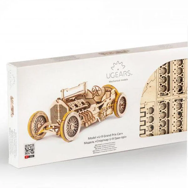 Bolide U-9 : Grand Prix - Puzzle 3D Mécanique en bois