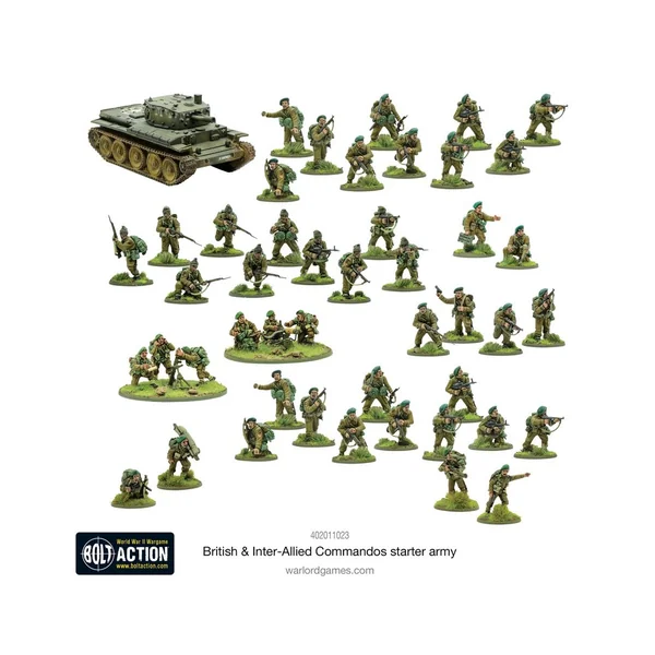 Bolt Action - British & Inter-Allied Commandos Starter Army