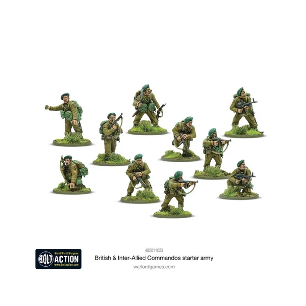 Bolt Action - British & Inter-Allied Commandos Starter Army