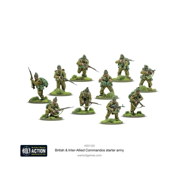 Bolt Action - British & Inter-Allied Commandos Starter Army