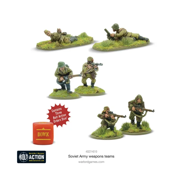 Bolt Action - Soviet - Weapons Teams