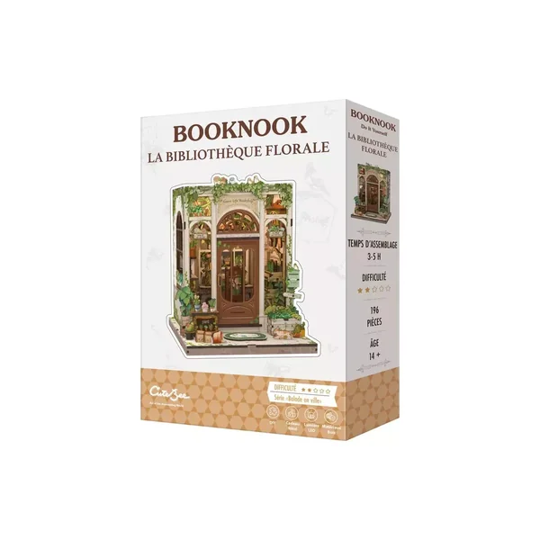 Book Nook CuteBee - La Bibliothèque Florale - 196 Pièces