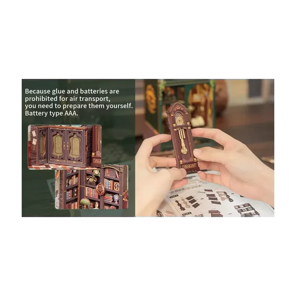 Book Nook CuteBee - La Librairie de la Chouette - 139 Pièces