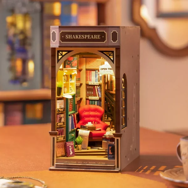 Book Nook Rolife - Librairie Shakespeare - 194 Pièces
