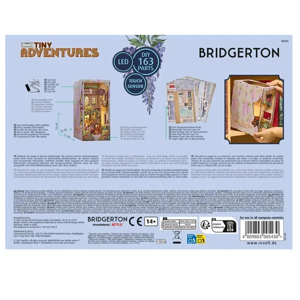 Book Nook Tiny Adventures : Bridgerton, Dans la lumière 163 pcs - Revell