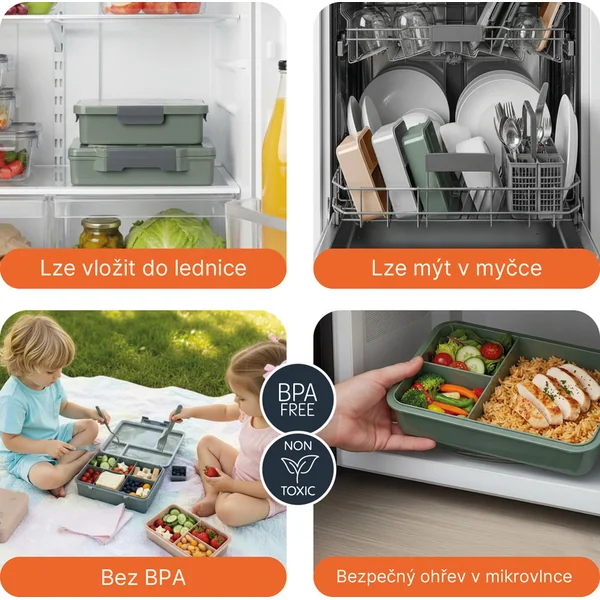 Boîte à collations 1330 ml, Montagnes