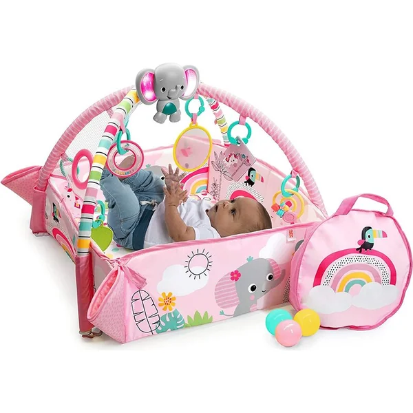 BRIGHT STARTS Tapis de jeu 5 en 1 PiP Your Way Ball Play™ Rainbow Tropics™ 0m+