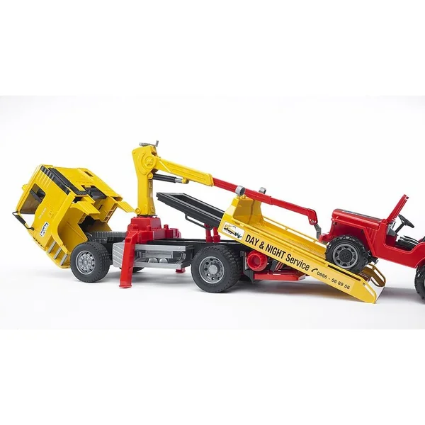 Bruder 02750 MAN TGA dépanneuse avec Jeep