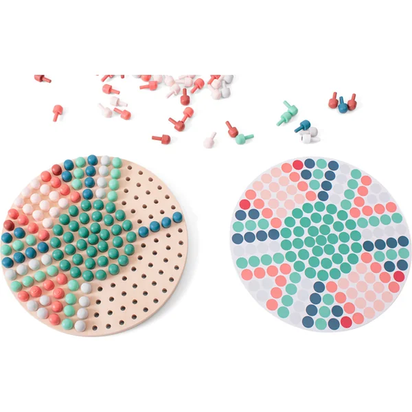 BS Toys Mosaïque avec chevilles en bois