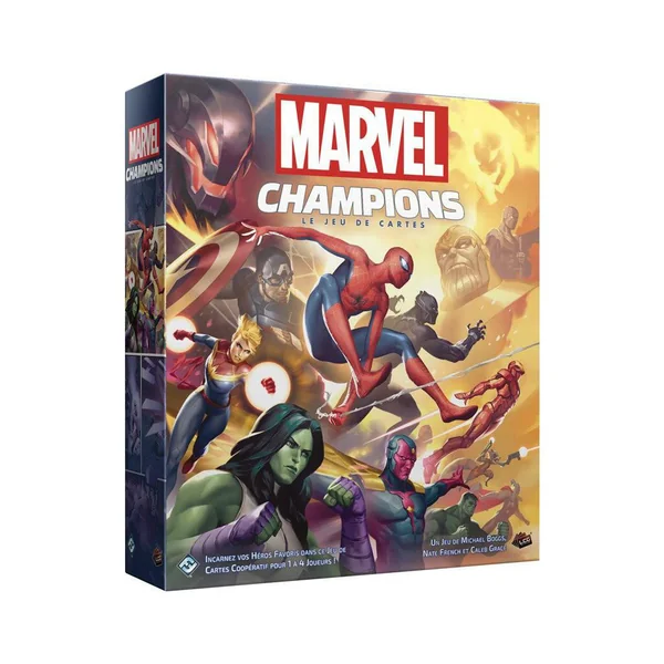 Bundle Marvel Champions : Le Jeu De Cartes + Playmat XL Orange