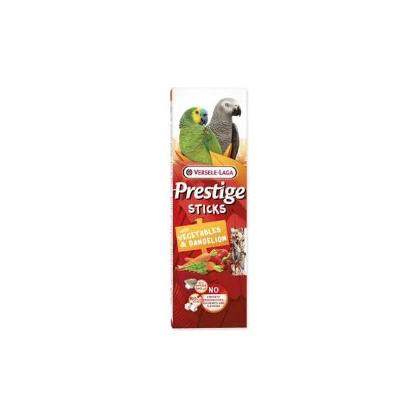 Bâtonnets Versele-Laga Prestige Sticks perroquet avec légumes et pissenlit 140g 2pcs