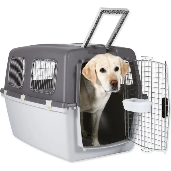 Cage de transport Gulliver 6, 64x64x92 cm, gris (1/3)