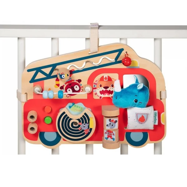 Camion de pompier Panneau d'activités - Lilliputiens