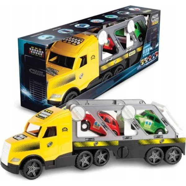 Camion magique voitures rétro d'action