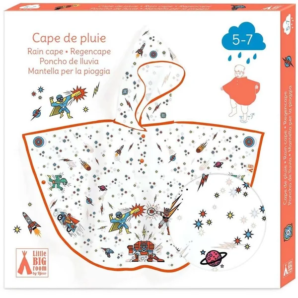 Cape de pluie Super héros taille M - Djeco