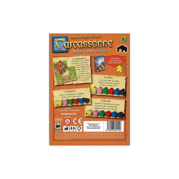 Carcassonne : Maire et Monastères - Extension