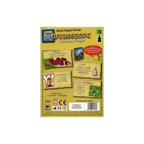 Carcassonne : Princesse et Dragon - Extension