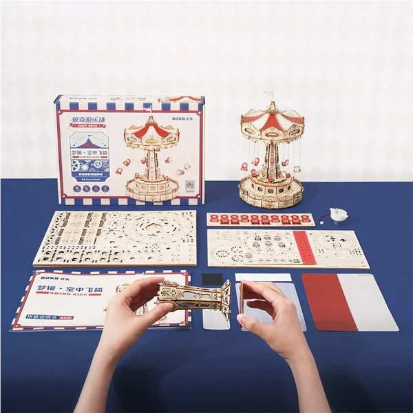 Carrousel - Puzzle en Bois 3D Rokr