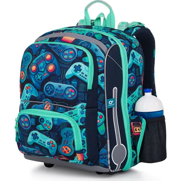 Cartable scolaire avec motif de jeu Topgal BEBE 25012