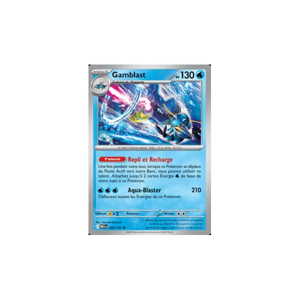 Carte Pokémon Gamblast 038/132 – Méga-Évolution