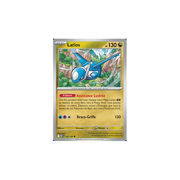 Carte Pokémon Latios 101/132 – Méga-Évolution