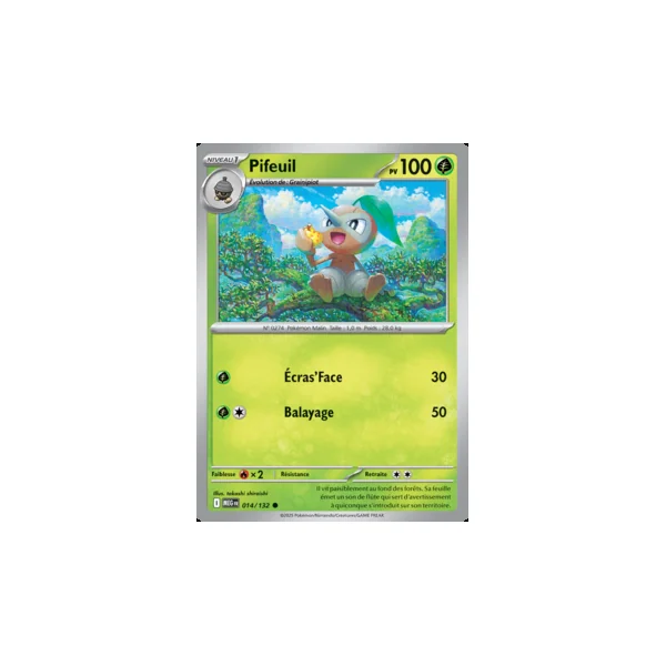 Carte Pokémon Pifeuil 014/132 – Méga-Évolution