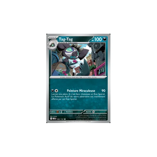 Carte Pokémon Tag-Tag 092/132 – Méga-Évolution