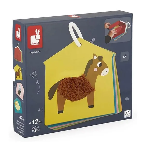 Cartes Tactiles Ferme - Janod
