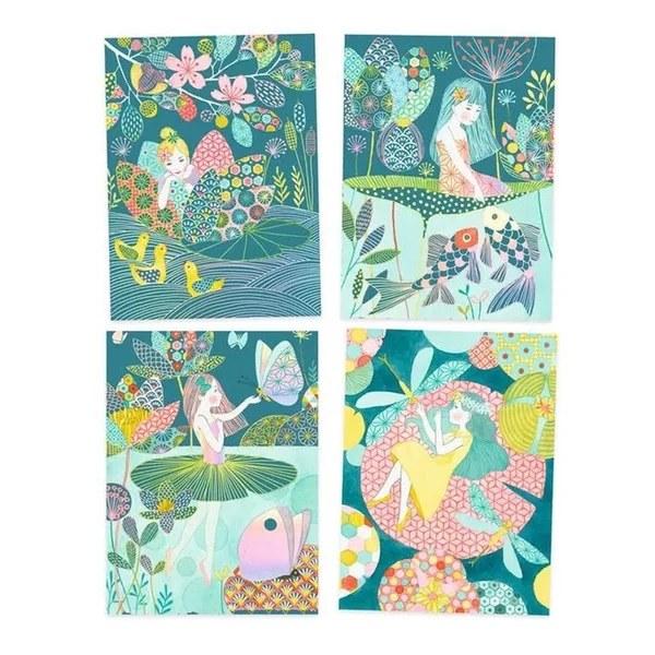 Cartes à gratter L'étang - Djeco