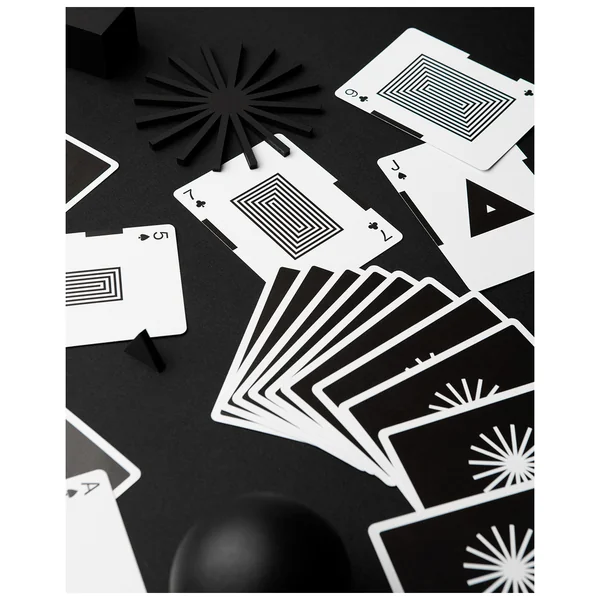 Cartes à jouer Art of Play - Eames "Starburst": Black