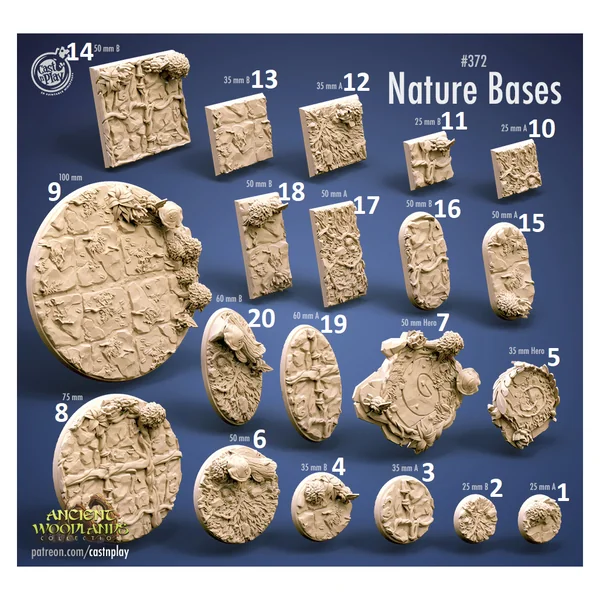 Cast n Play - Bois Anciens - Socles