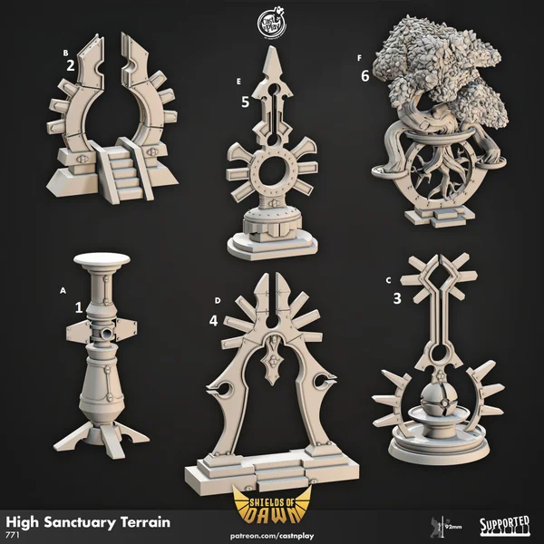 Cast n Play - Boucliers de l'Aube - Décors