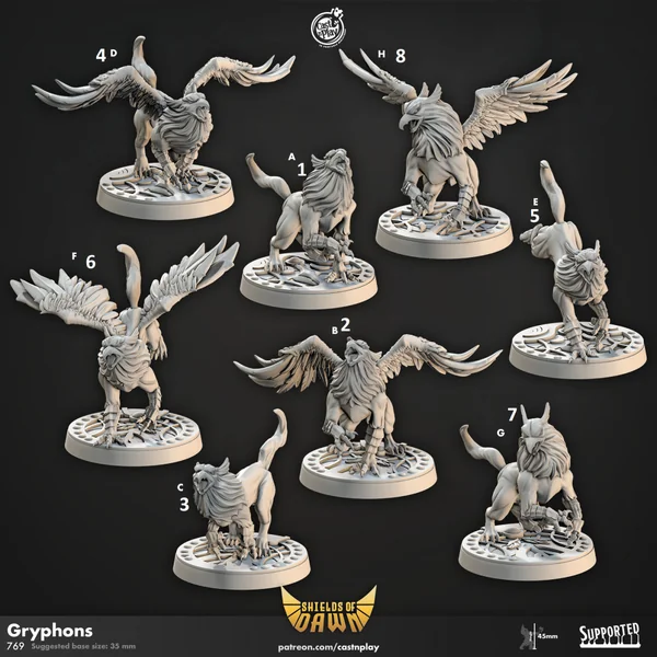 Cast n Play - Boucliers de l'Aube - Gryphons