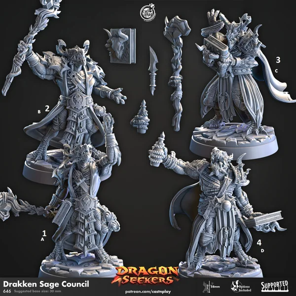 Cast n Play - Dragon Seekers - Set Complet