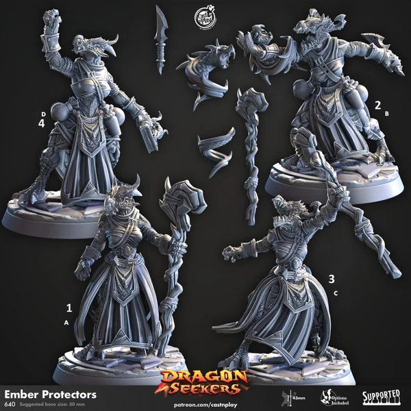 Cast n Play - Dragon Seekers - Set Complet